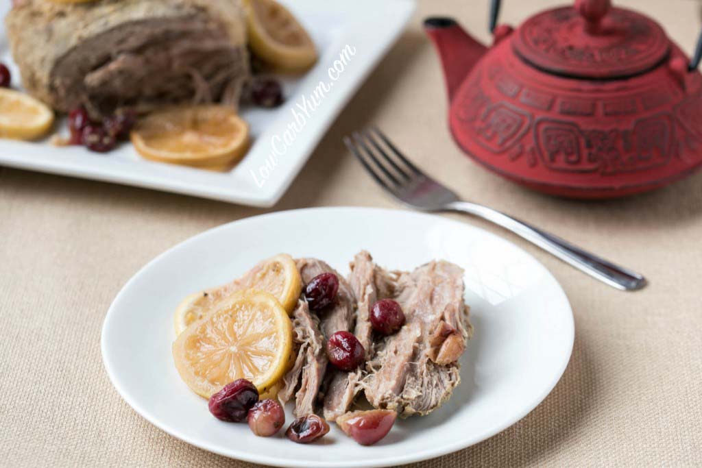 Crock Pot Cranberry Roast Pork