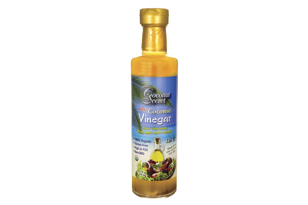 A Bottle of Coconut Vinegar by Coconut Secrets.