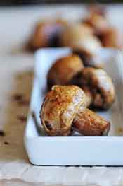 Picture of sauteed mushrooms.