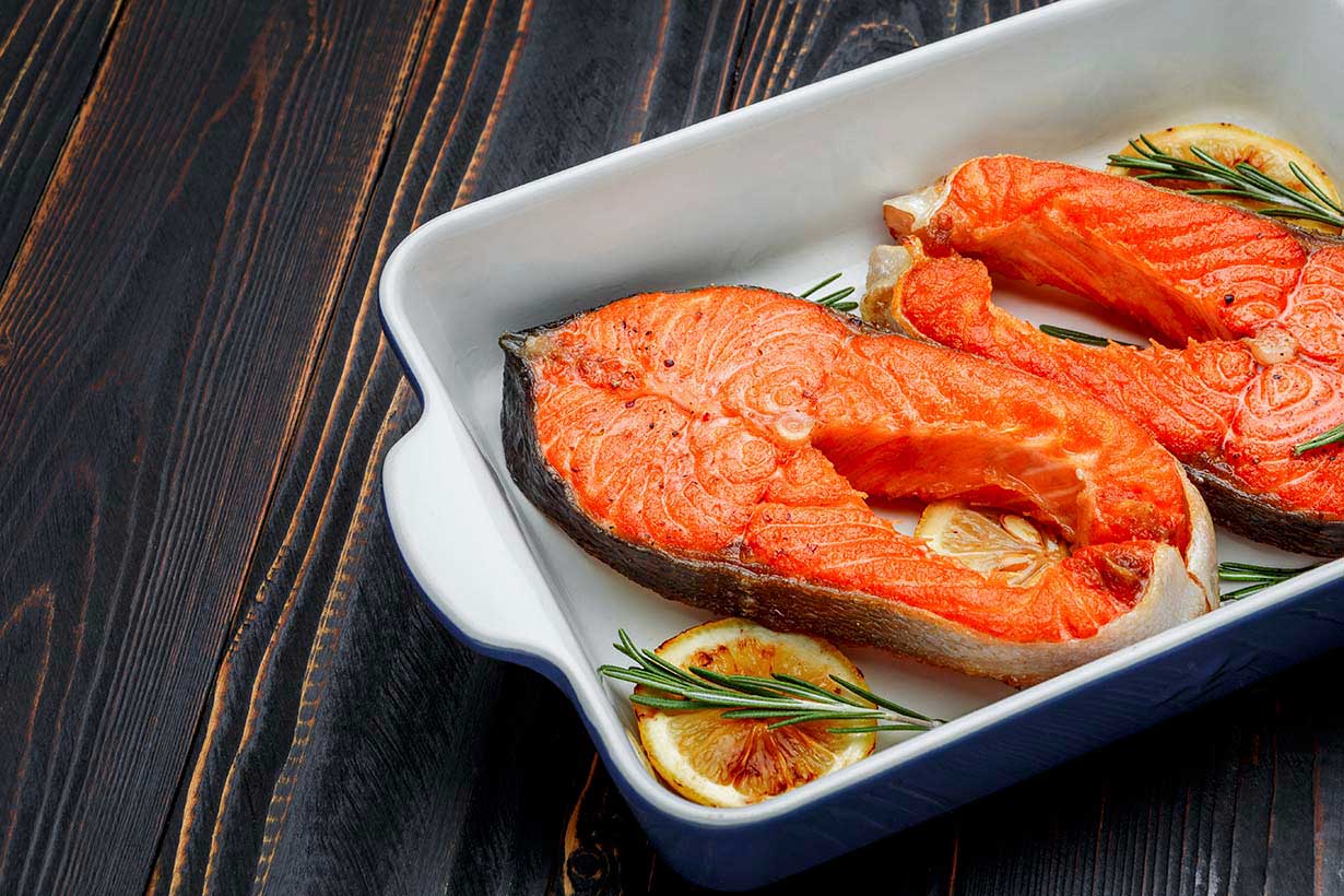 Picture of wild Alaskan sockeye salmon - health benefits article.