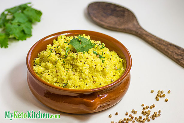 Picture of "Keto Indian Rice" made With Cauliflower.