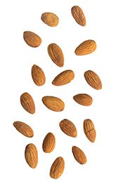 A Pile of Almonds.