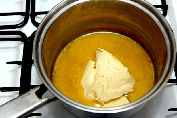 Picture of Melting Butter in a Pan.