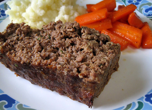 Picture of a low carb meatloaf made with parmesan cheese.