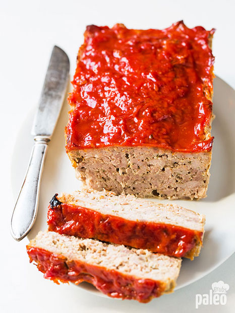 Picture of a turkey meatloaf.