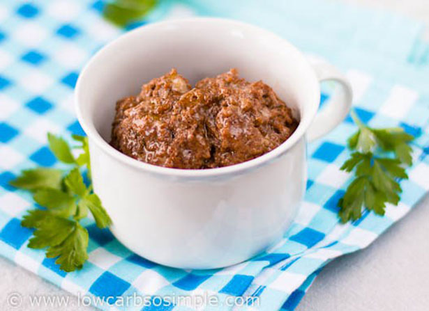 Picture of Mini Meatloaf in a Mug.