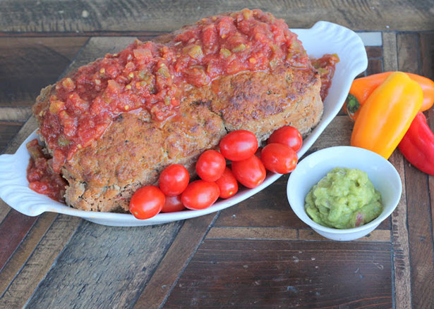 A Mexican-inspired meatloaf.