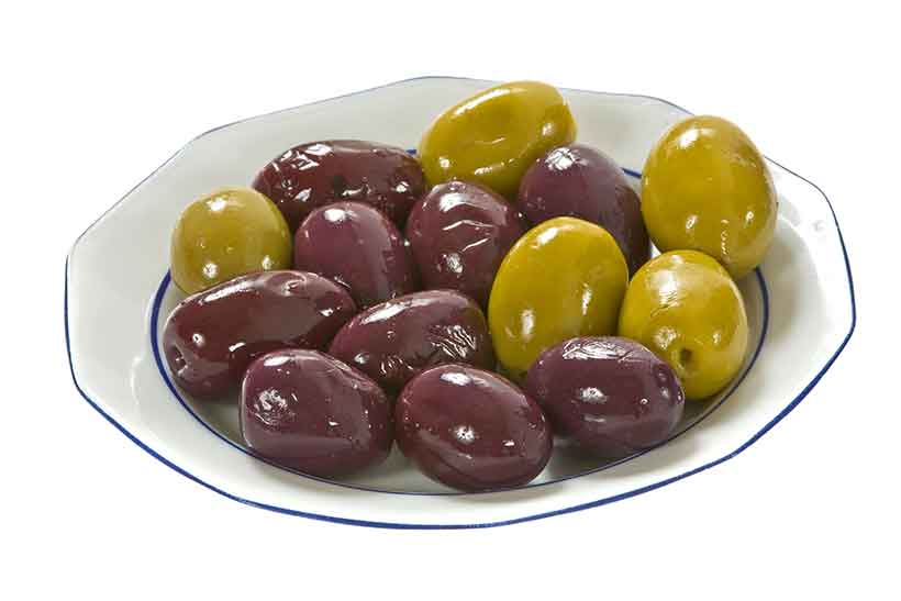 Picture of Alfonso Olives on a Small Plate.