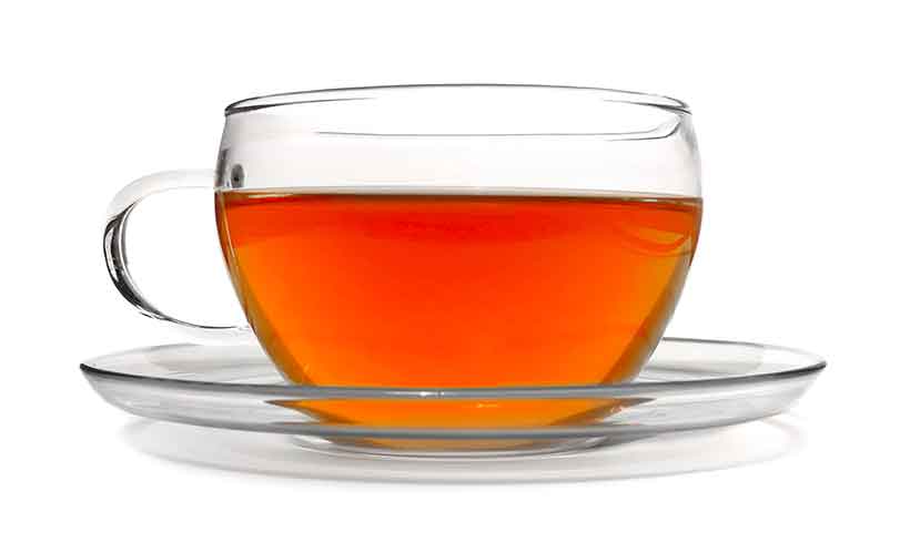 A Glass Cup of Rooibos Tea.