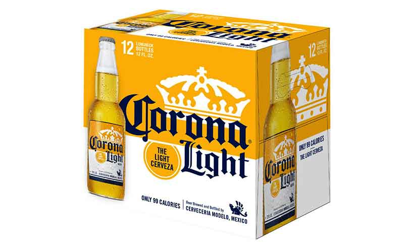 12-Bottle Box of Mexico's Corona Light Beer.