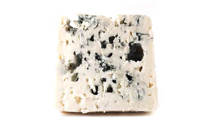 French Blue and Crumbly Roquefort Cheese.