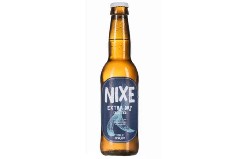 355 ml Bottle of NIXE Extra Dry Beer.