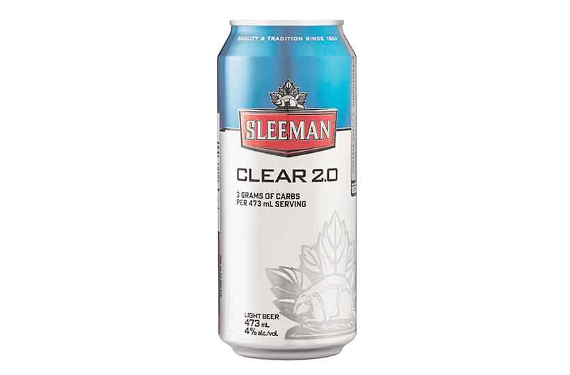 A Can of Sleeman Clear Low Carb Beer.