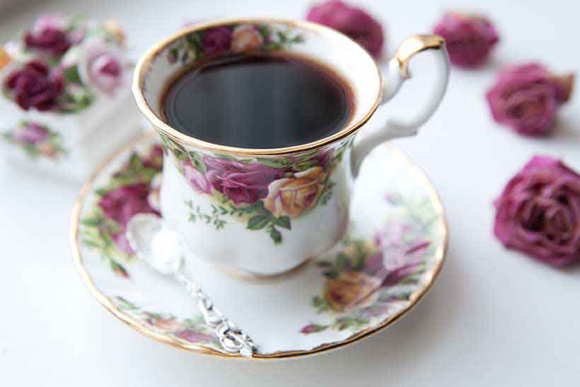 A Cup of Black Tea.