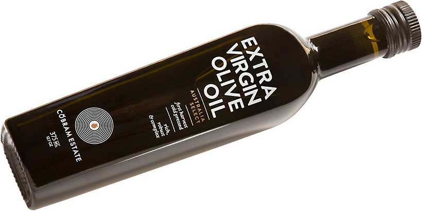 A Bottle of Cobram Estate's Extra Virgin Olive Oil.