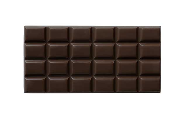 A Typical Bar of Dark Chocolate.