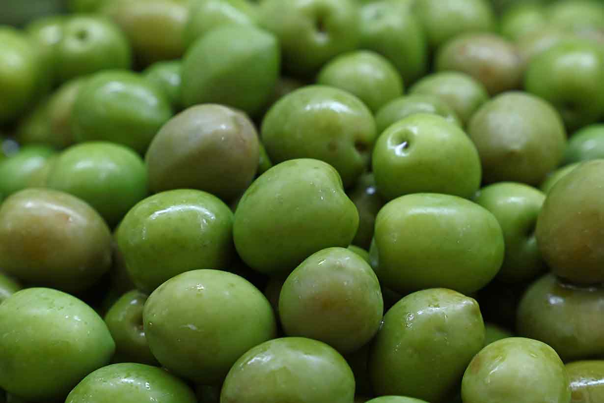 A Large Number of Castelvetrano Olives.