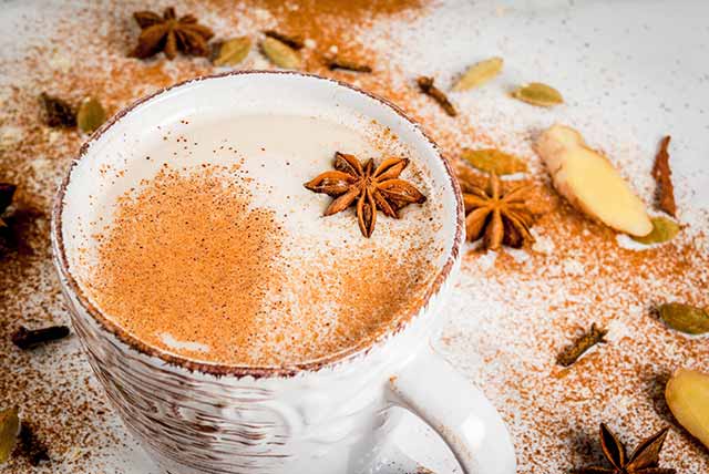 A Cup of Traditional Indian Masala Chai.