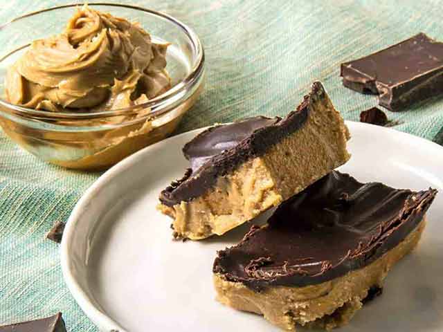 Sugar-Free Keto Peanut Butter Bars.