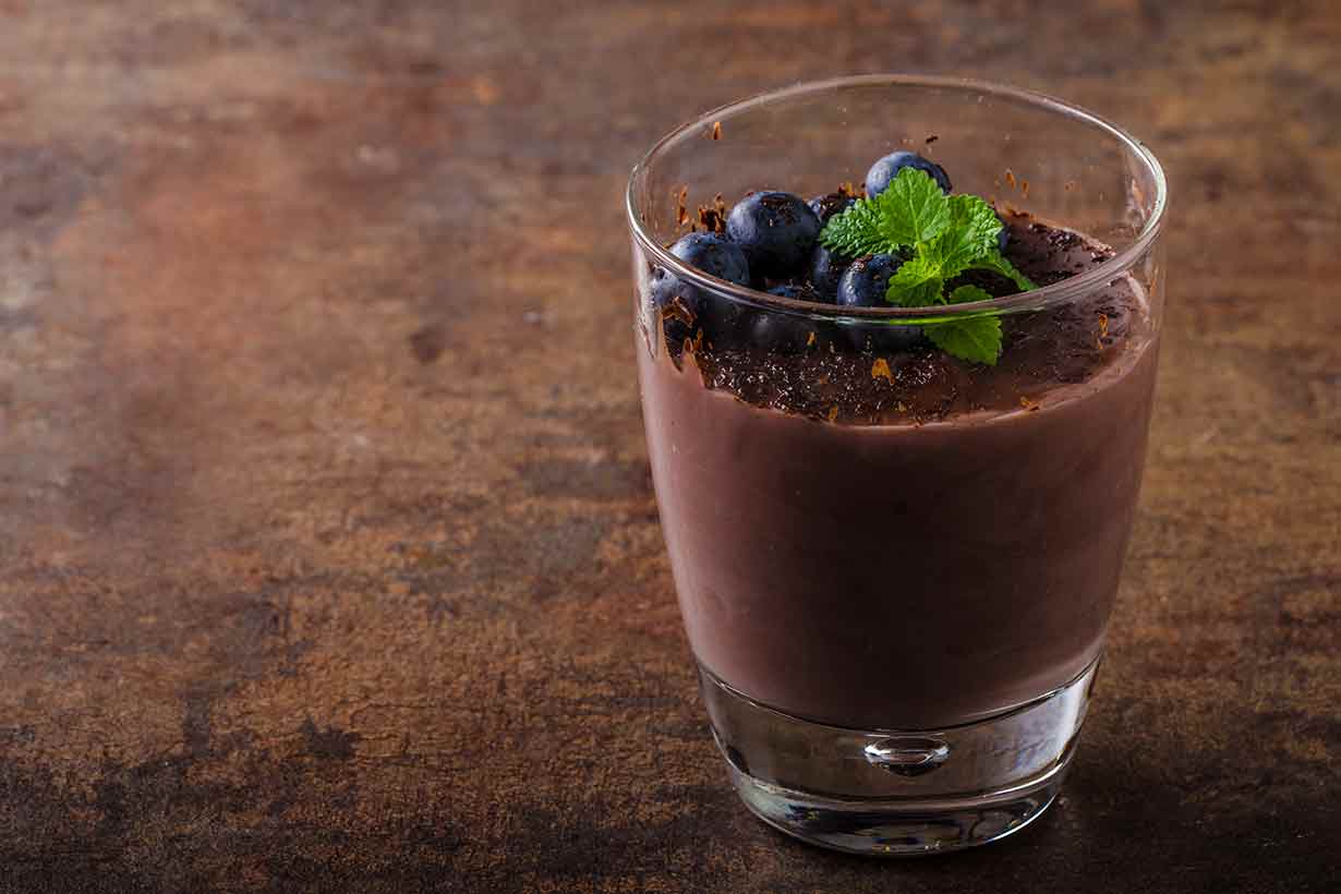 Keto Chocolate and Coconut Cream Mousse - Swerve Sweetened Recipe.