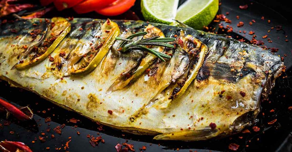A Cooked Fillet of Mackerel.