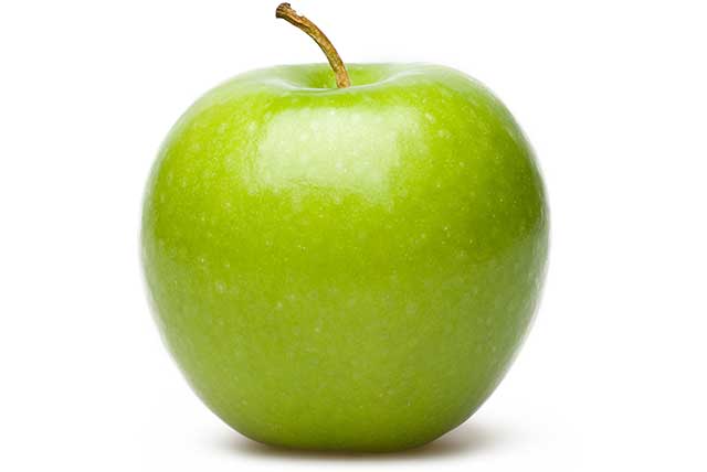 A Shiny Green Apple - Granny Smith Breed.