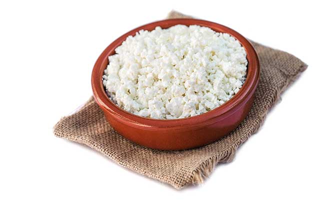 Cottage Cheese In a Bowl.