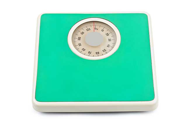 Green Weight Loss Scales.