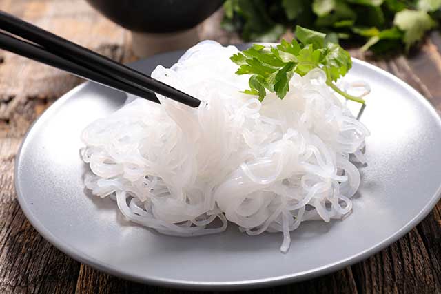 Shirataki (Konjac Root) Noodles - a Low Carb Friendly Noodle.