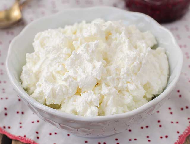 A Breakfast Bowl of Quark On a Table.