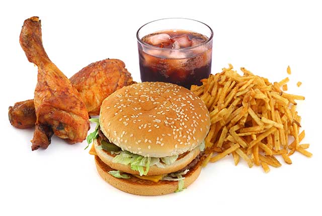 A Collection of Junk Food (Fast Food).