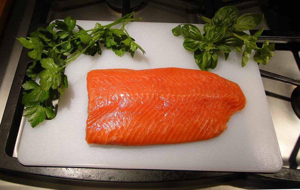 A Type of Wild Salmon Fillet.