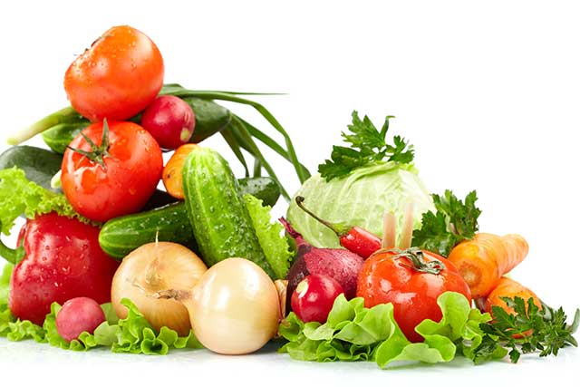 A Variety of Low Carb Vegetables.