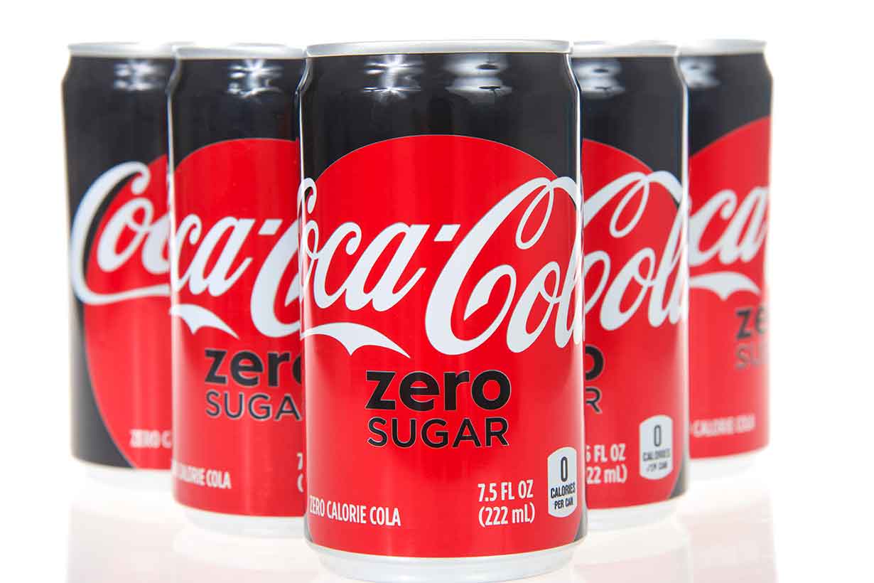 coca-cola-zero-aspartame-sweetened-beverage