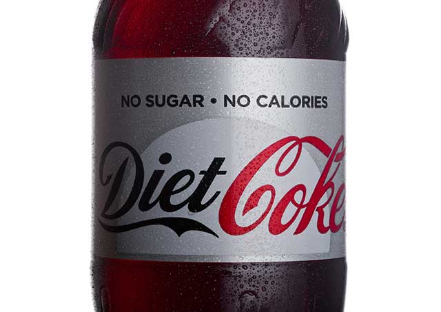 Diet Coke No Sugar Label.