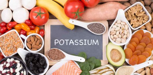 Various High Potassium Foods.