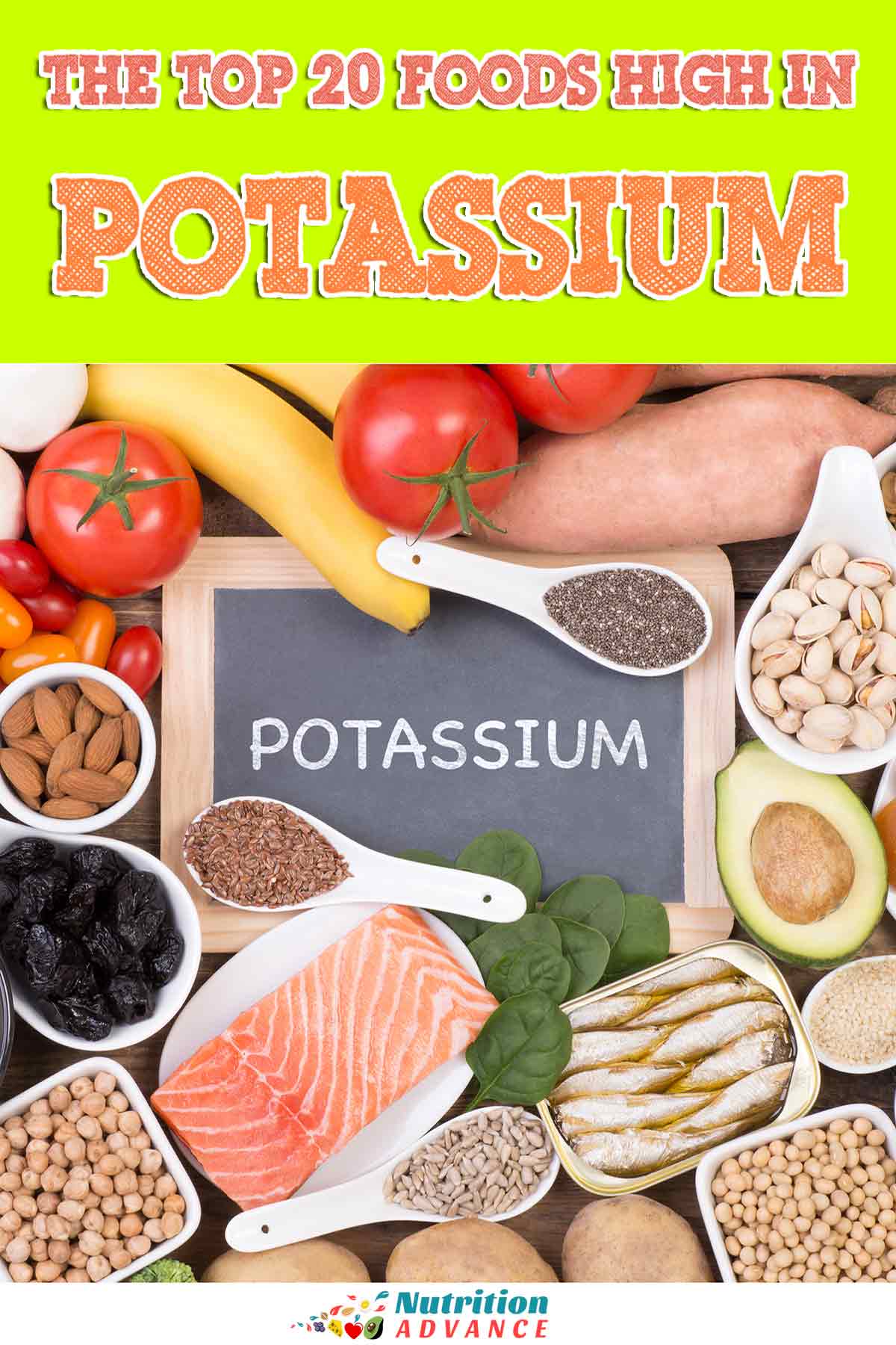 Potassium Rich Foods Chart List