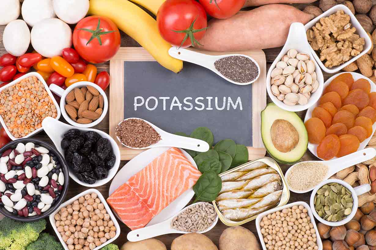 Various High Potassium Foods.