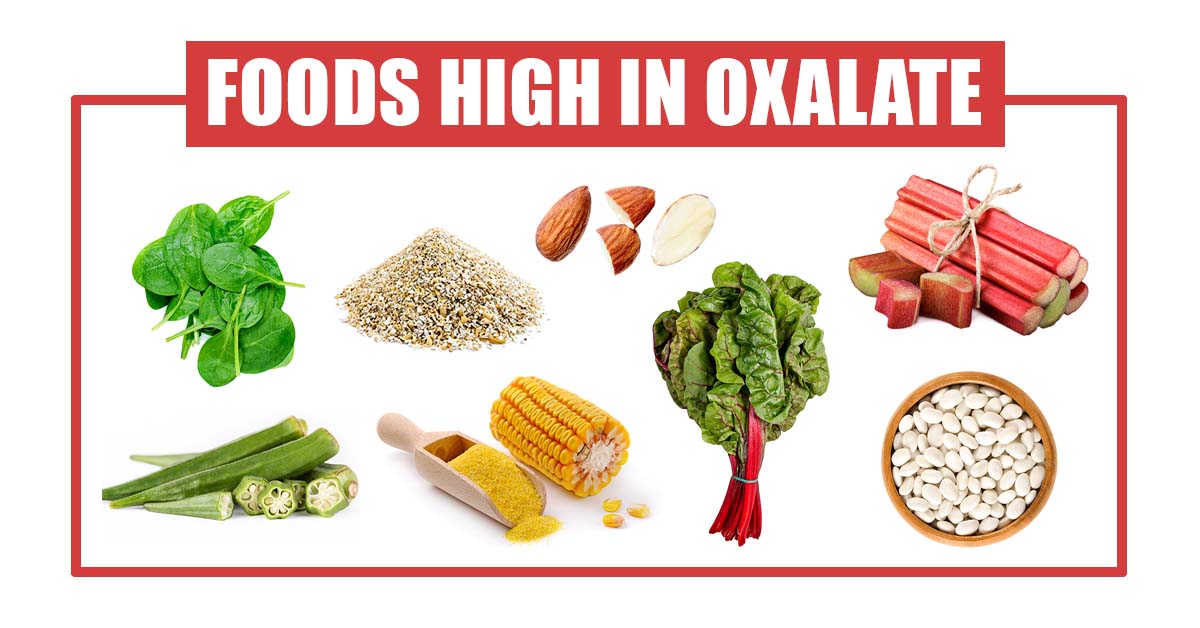 Oxalate Content Of Foods Chart