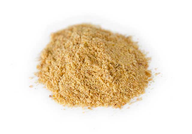 A Pile of Ground Flaxseed Powder.