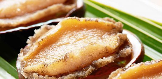 Fresh Raw Abalone.