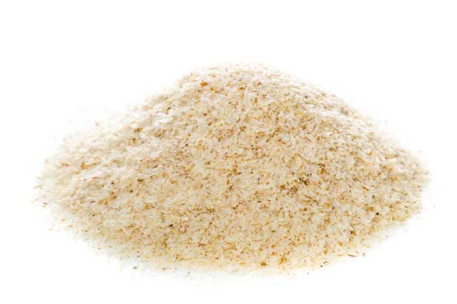 Pile of Psyllium Husk Powder.