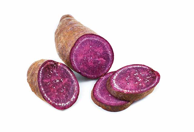 Japanese Purple Sweet Potato: Otherwise Known as the 'Okinawan' Yam.