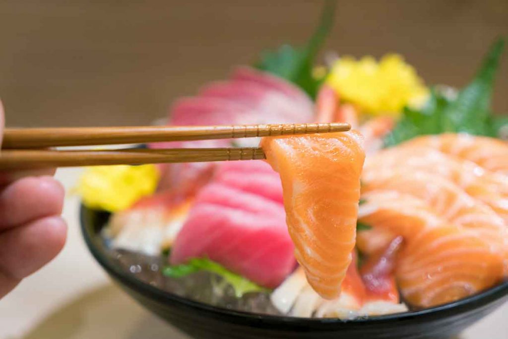 Slice of Sashimi.