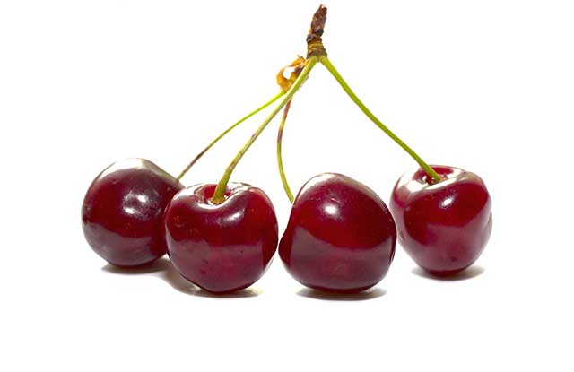 Sweet Red Cherries.