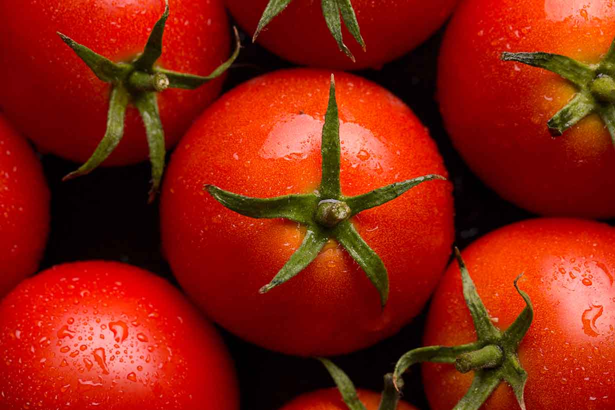 Deep Red Tomatoes