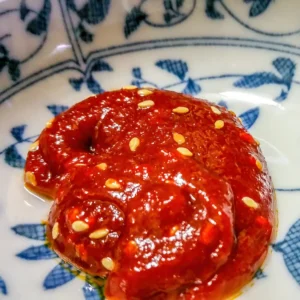 Ssamjang: spicy and sweet Korean dipping sauce.