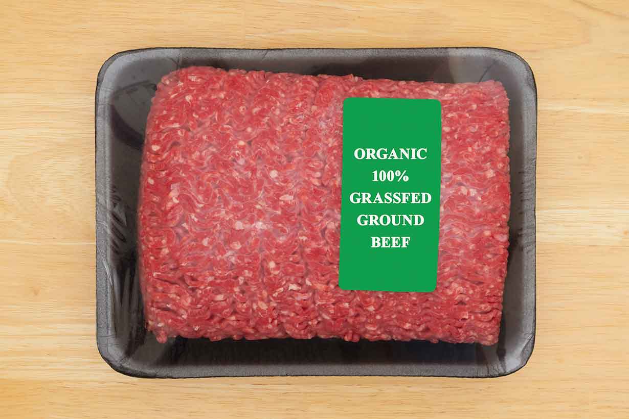 Grass-fed Ground Beef.