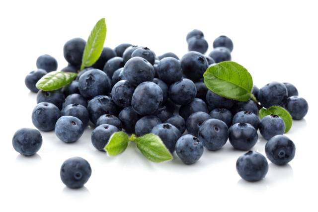 A Pile of Fresh Blueberries. 