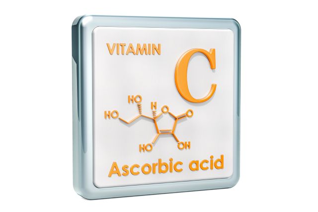 The Structure and Name of Vitamin C (Ascorbic Acid).